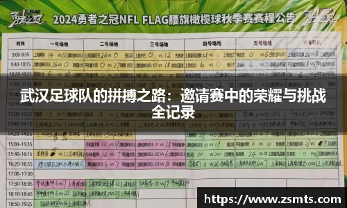 武汉足球队的拼搏之路：邀请赛中的荣耀与挑战全记录